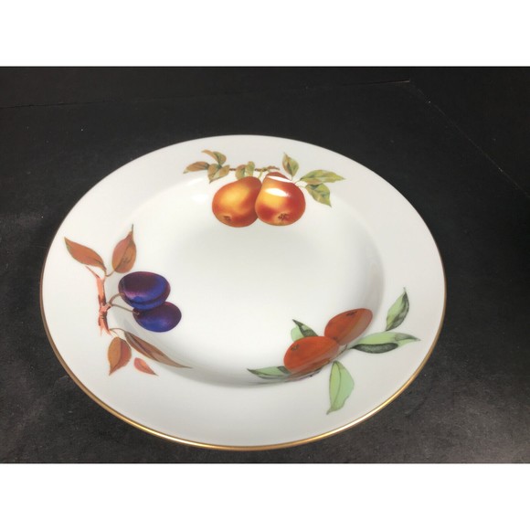 Royal Worcester Evesham Gold Rimmed Soup Bowl 9" NWOT - Picture 8 of 8